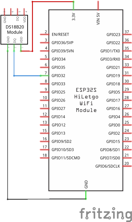 Ds18b20 wiring schematics