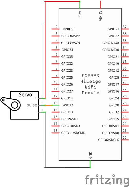 Servo motor schematics